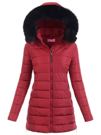 <tc>Dolga zimska jakna Anabelle rdeča</tc>