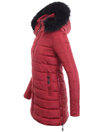 <tc>Dolga zimska jakna Anabelle rdeča</tc>