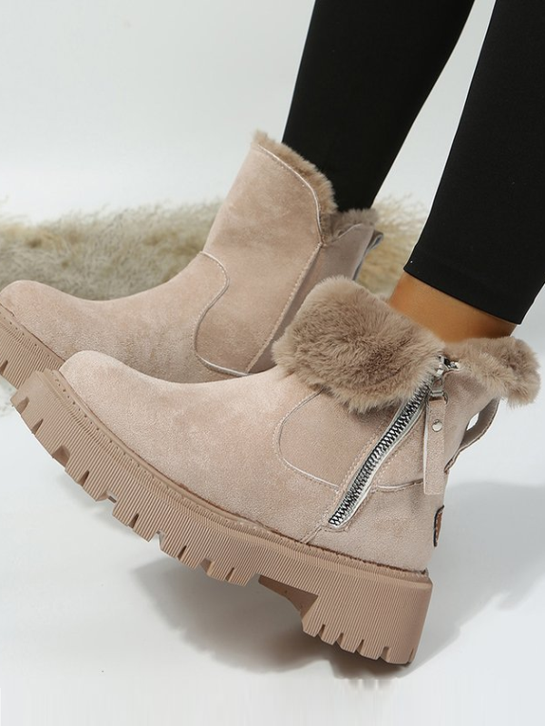 SHORT BOOTS YETTI BEIGE