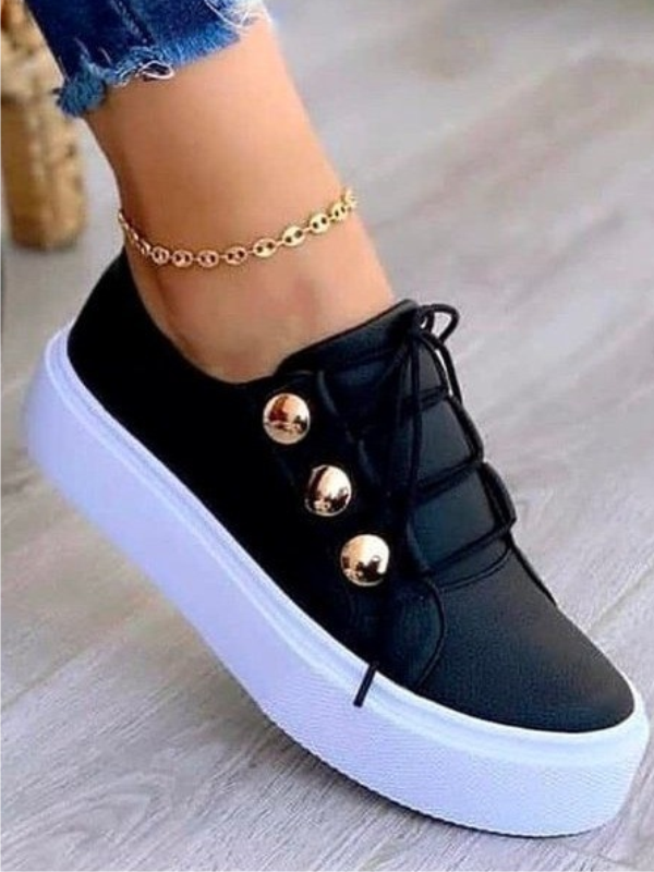 SNEAKERS HONORA black and white