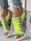 SANDALS NEILLA grey and green