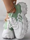 SNEAKERS ZABBY white and green