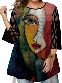 ELEGANT TUNIC TALIKA multicolored