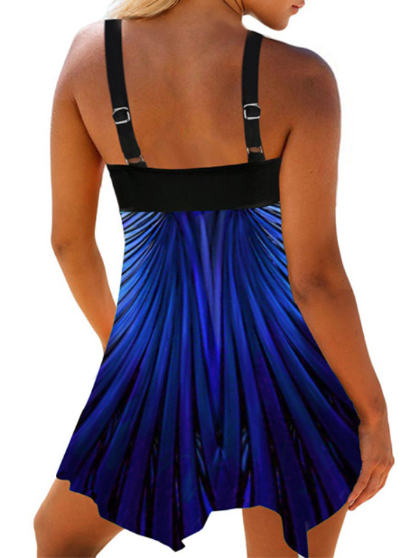 TANKINI KALADI blue and black