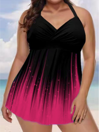 TANKINI DALYAN pink and black